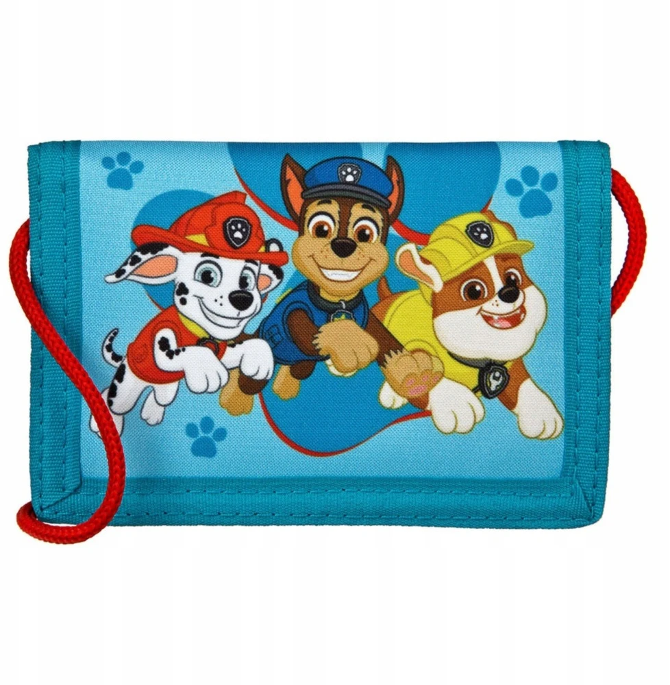 Undercover Piniginės piniginė su virvele aplink kaklą Velcro Paw Patrol