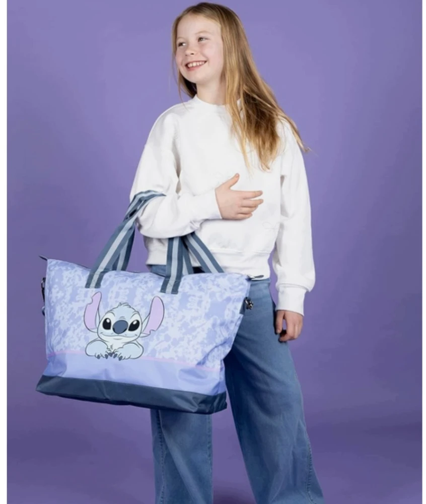 Undercover „Stitch Lilo“ ir „Stitch“ licencijuotas kelionių savaitgalio krepšys su dirželiu