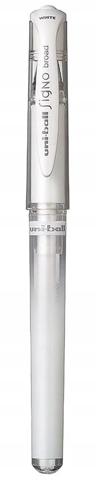 UNI Mitsubishi Um-153 gelinis rašiklis, 1.0mm, sidabrinis