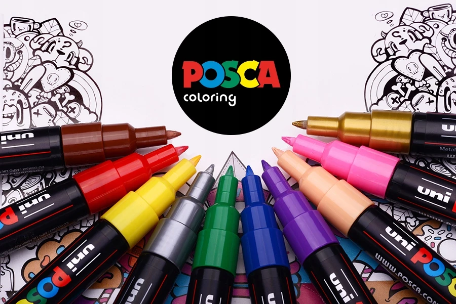 Uni Posca Markeris Posca PC-8K Nr.21, rudas