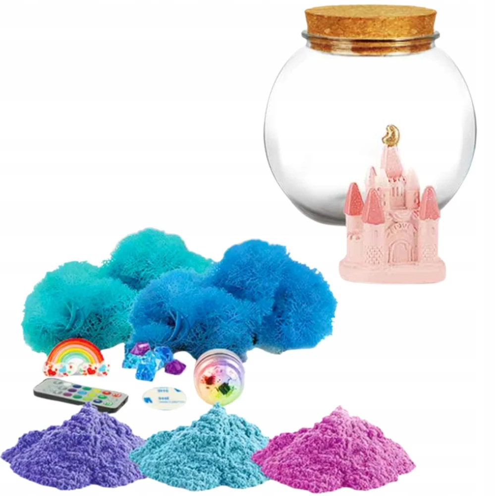 Unicorn Creative Kit Girls Night Light Kinetic Sand, DIY