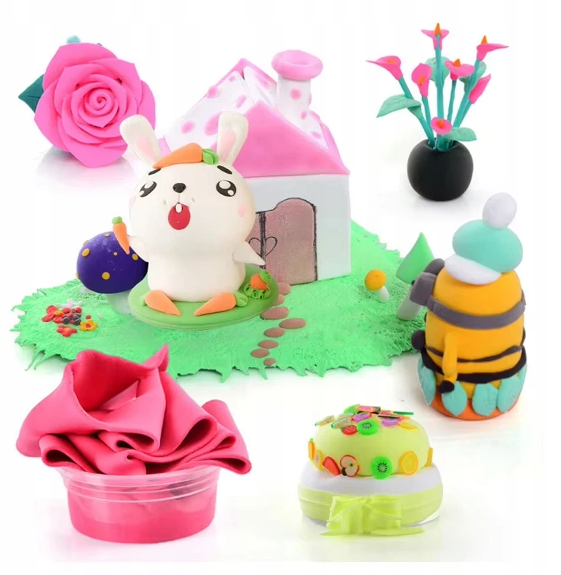 Unicorn Rinkinys / Interaktyvus plastilinas / vamzdeliai / 24 spalvos / žaidimų tešla / gleivės