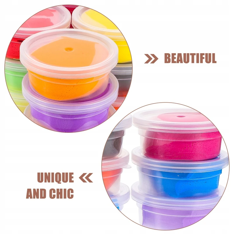 Unicorn Rinkinys / Interaktyvus plastilinas / vamzdeliai / 24 spalvos / žaidimų tešla / gleivės