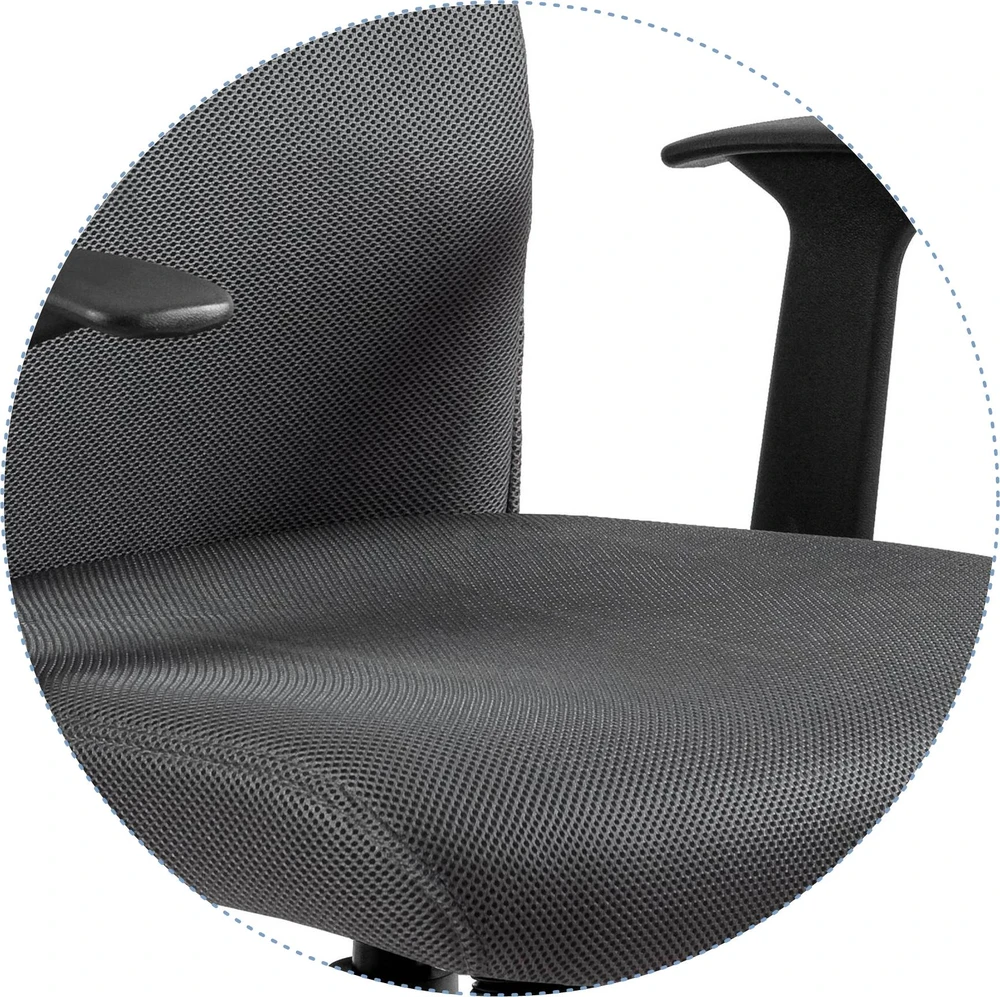 Unique Fotel Biurowy NOIRLUX Pilka Obrotowy Ergonomiczny Krzesło Komputerowe 130kg