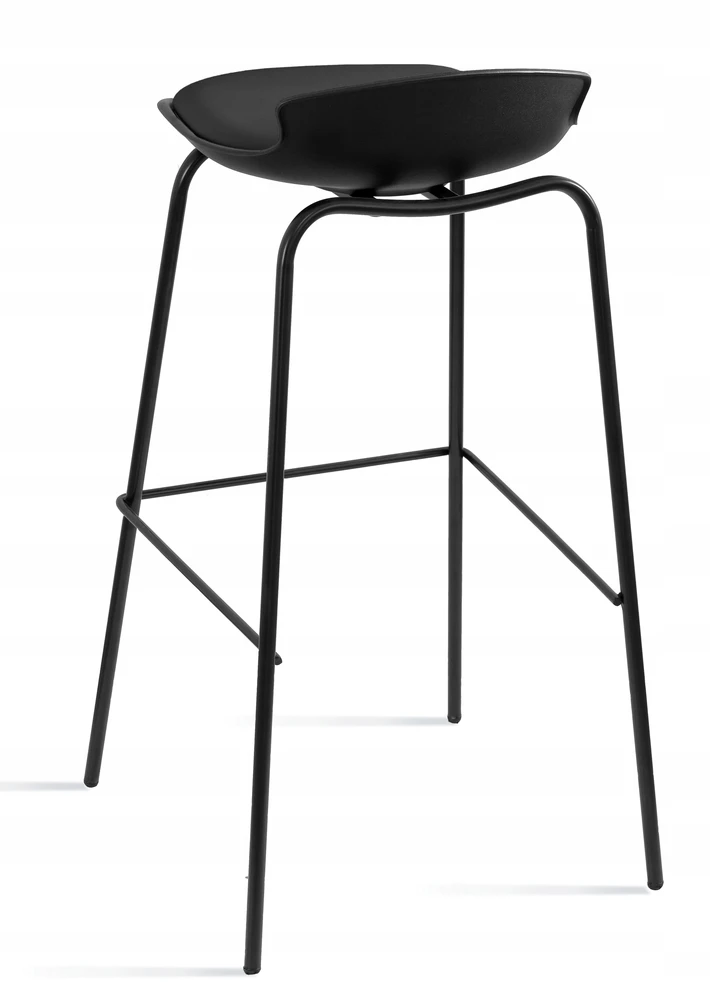 Unique Unikali DUKE taburetė - Juodas/Juodas juoda 86 cm plastiko