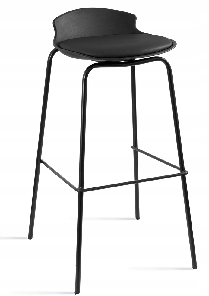 Unique Unikali DUKE taburetė - Juodas/Juodas juoda 86 cm plastiko