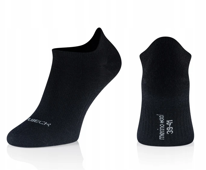 UNISEX TRUMPOS KOJINĖS BRUBECK MERINO VILNOS JUODOS 42-44