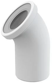 WC pajungimo alkūnė Viega, d100, 45°