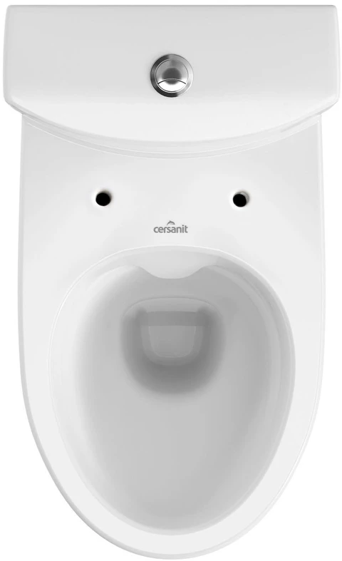 Unitazo komplektas CERSANIT PARVA CLEAN ON, horizontalus, su lėtaeigiu dangčiu, apat. pajungimas