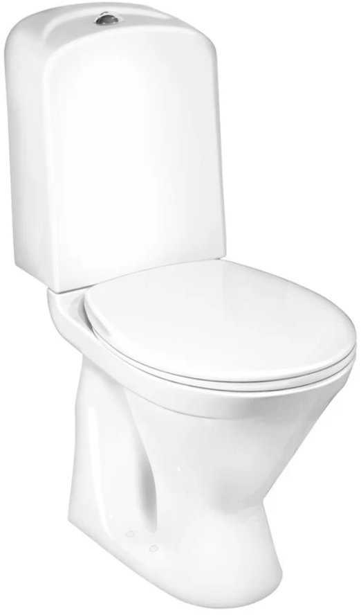 Gustavsberg pods ar vāku Nordic 3, 355x660 mm, horizontāls izvads, 3/6 l, balts