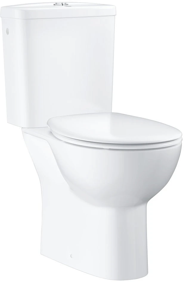 Gustavsberg pods ar vāku Nordic 3, 355x660 mm, horizontāls izvads, 3/6 l, balts