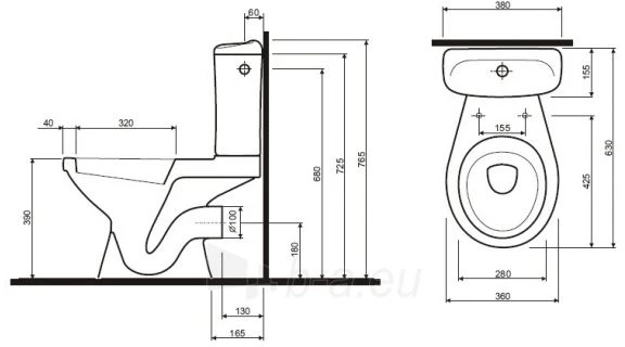 SOLO WC kompl.3/6L HORIZ. KOLO#79218000