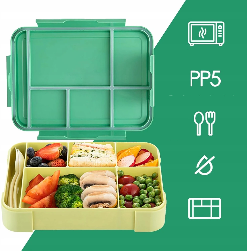 Universal LUNCHBOX LUNCHBOX ORO ATSPARI BENTO DĖŽĖ 1330ml SU PADAŽO DYLIAIS