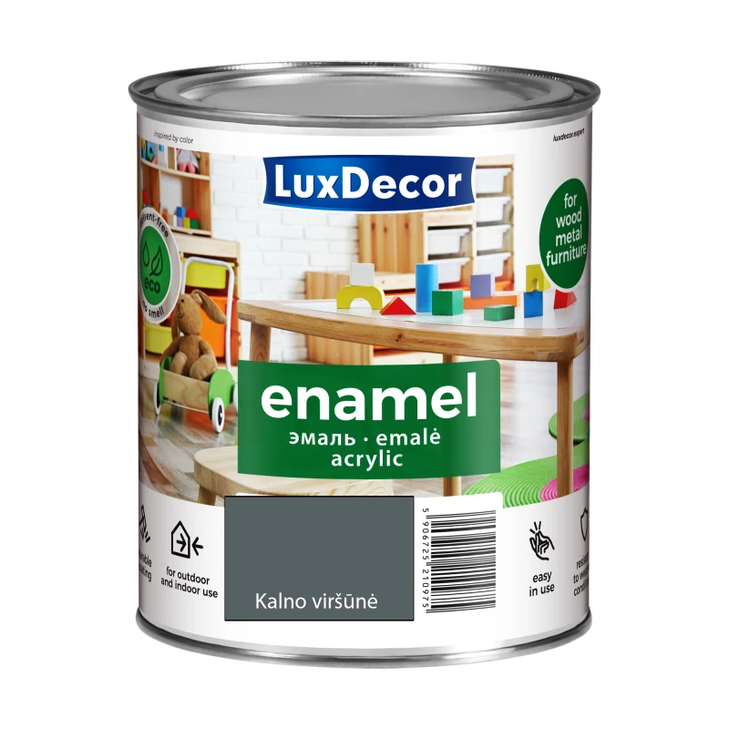 Universalus akrilinis emalis LUXDECOR Kalno Viršūnė matinė 0,75 L