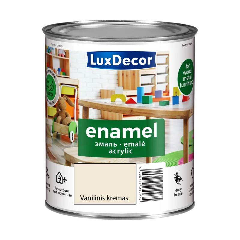 Luxdecor Emalė PRIMACOL 0,75 L mat. (vanil.kremas)