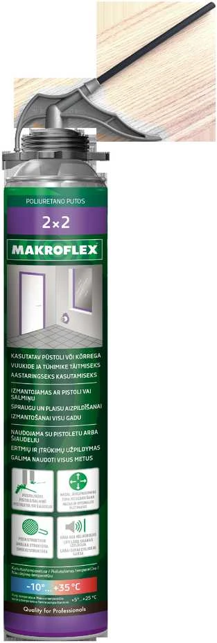Universalios sandarinimo putos MAKROFLEX 2x2, 750 ml