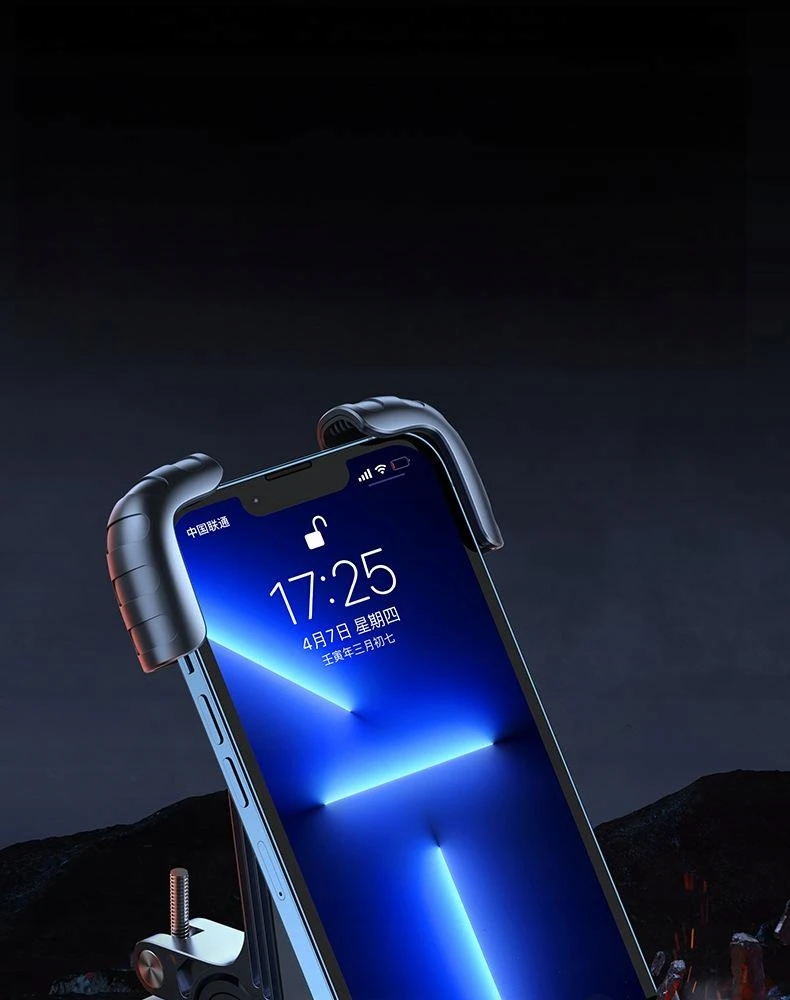 Universalus 360° dviračio telefono laikiklis, atsparus smūgiams, tvirtas išmaniesiems telefonams