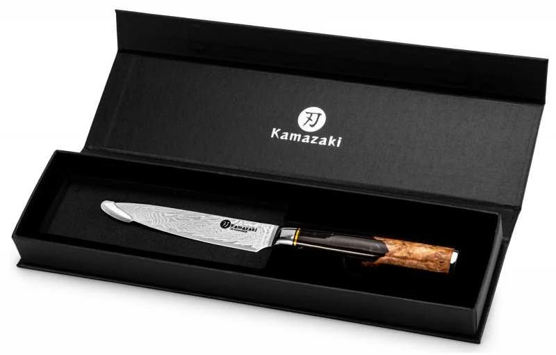 Universalus Damasko plieno peilis Kamazaki KZI101KN, 13 cm