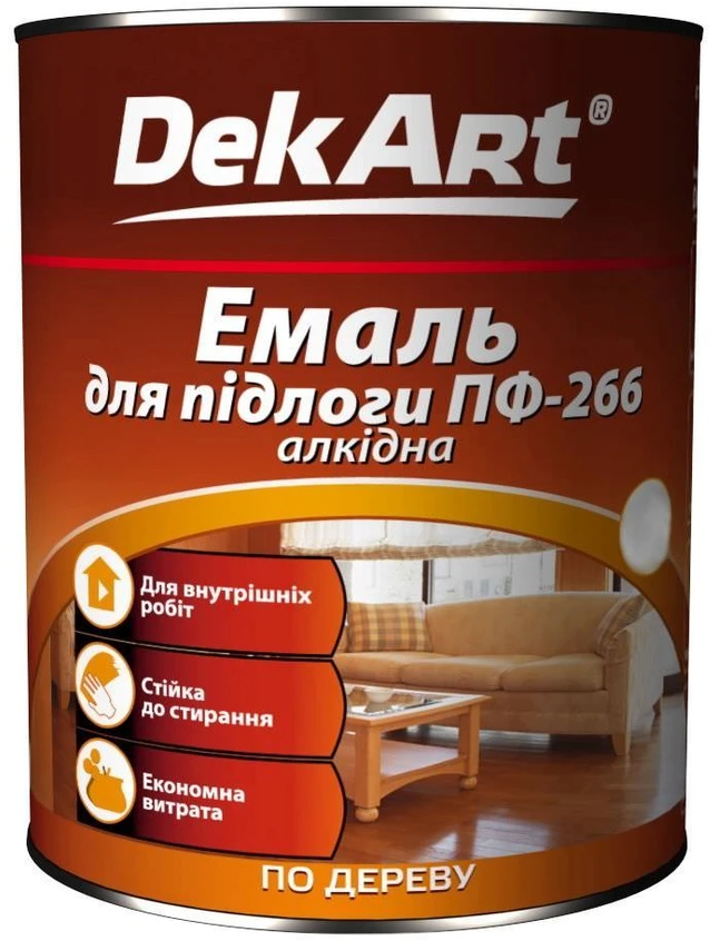 Alkidinė emalė DekART PF-115P, vyšninė, 2.8kg