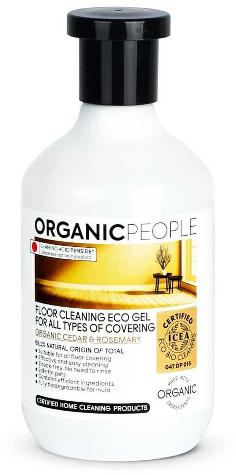 Organic People Ekologiškas kedro grindų valymo gelis visų tipų dangoms 200ml