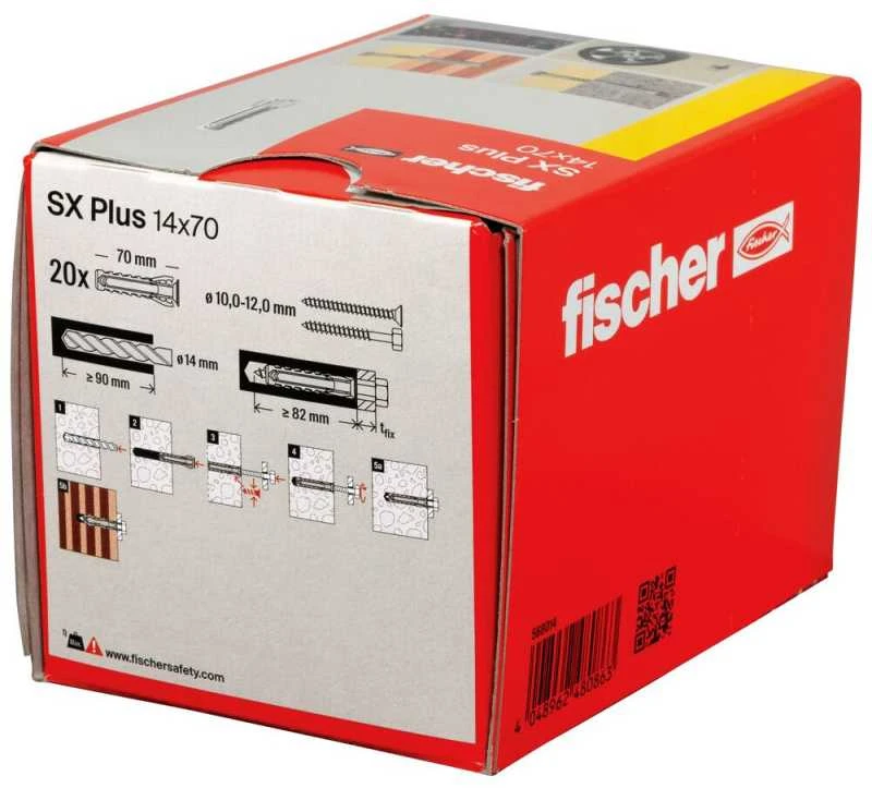 Fischer Universalus kaištis SX Plus 14x70 mm, 20 vnt.