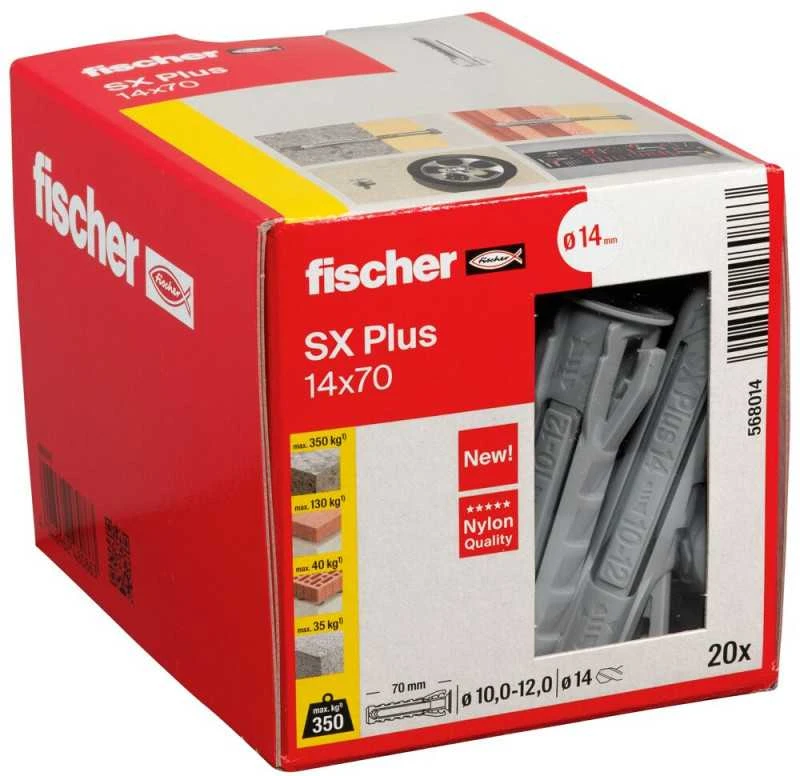 Fischer Universalus kaištis SX Plus 14x70 mm, 20 vnt.
