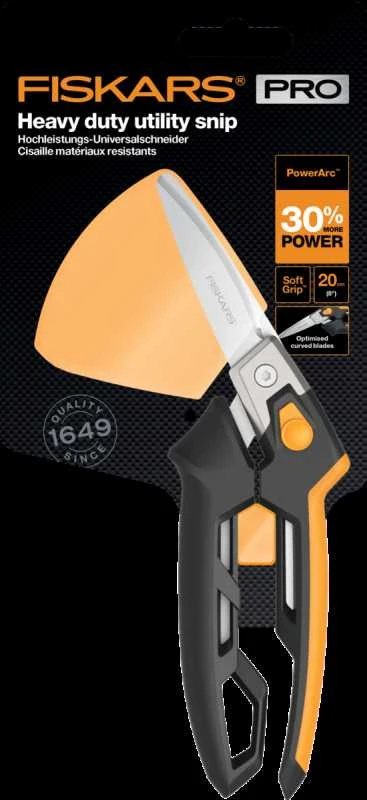 Fiskars PowerArc Universalus kirpiklis intensyviam darbui 1027206