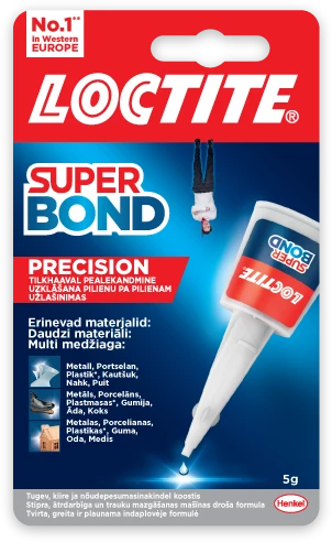 Universalūs klijai LOCTITE SUPER ATTAK PowerFlex Gel, 4 g