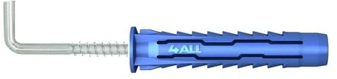 R-S10-4ALL-06K/10 Univ.kaištis 6x50mm su kabliu(10v)(5bl)