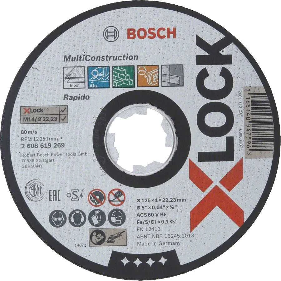 Bosch X-LOCK Multi Construction 125 × 1 × 22,23 mm
