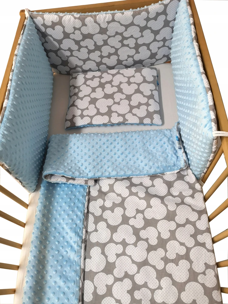 Uplilo OCHRANIACZ MINKY do łóżeczka 60/120 MODUŁY 30x60cm 3 vnt. dużo WZORÓW