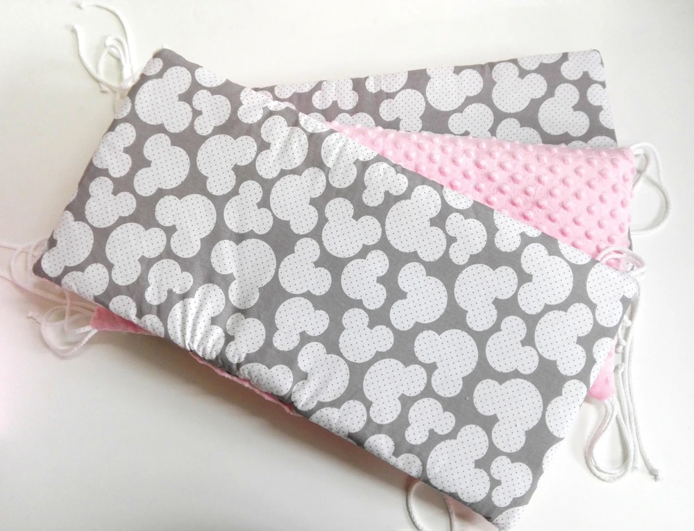 Uplilo OCHRANIACZ MINKY medvilnė do łóżeczka 60/120 MODUŁ 30x60cm 1szt WZORY