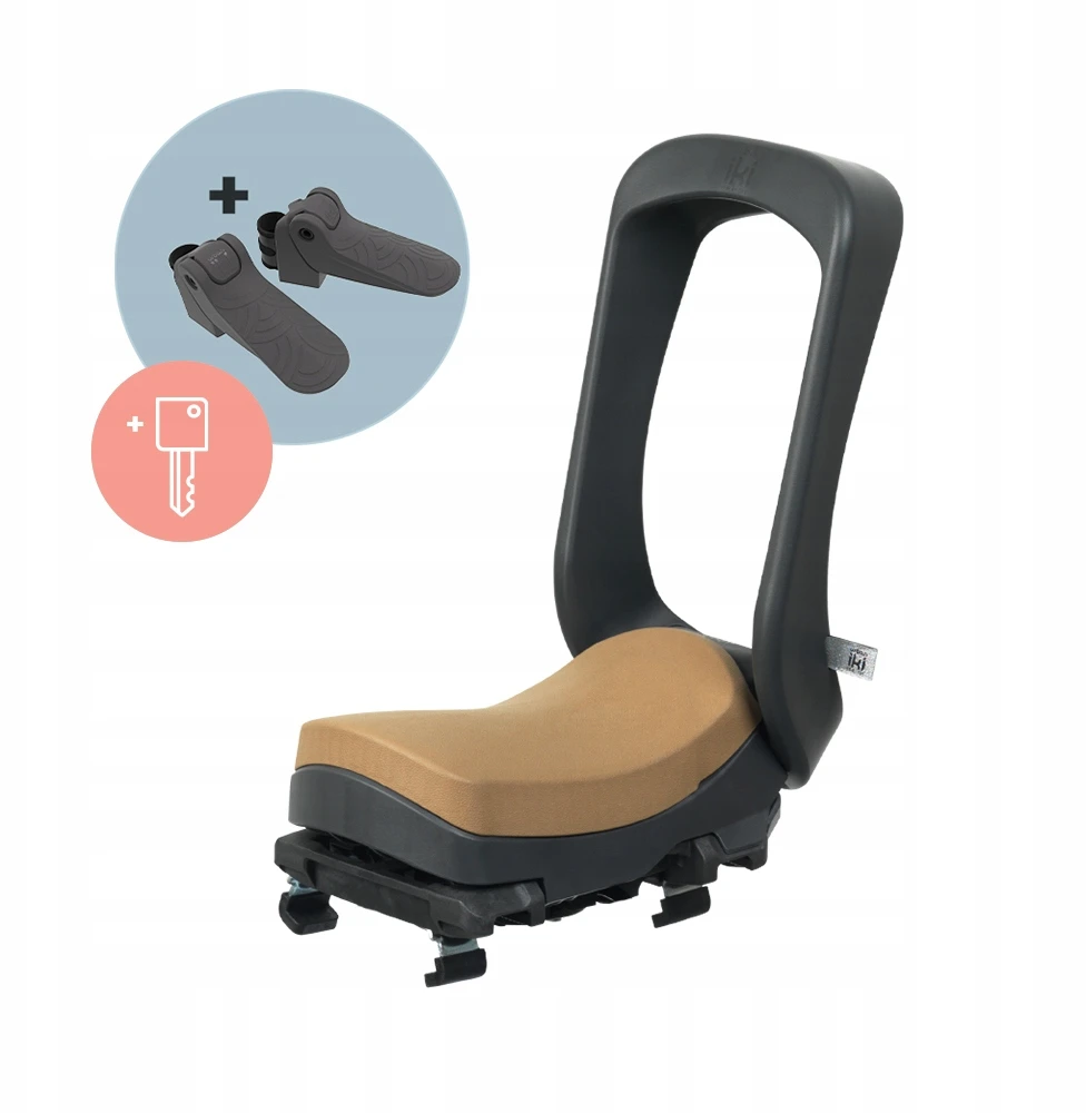 URBAN IKI Junior bagažinės Juodas/BROWN SET raktų užraktas