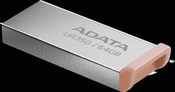 ADATA | USB atmintinė | UR350 | 64 GB | USB A tipo | Ruda