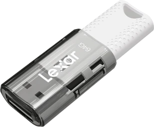Lexar | USB atmintinė | JumpDrive S60 | 64 GB | USB A tipo | Juoda/Žydra
