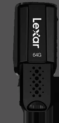 Lexar | USB atmintinė | JumpDrive S80 | 64 GB | USB A tipo | Juodas
