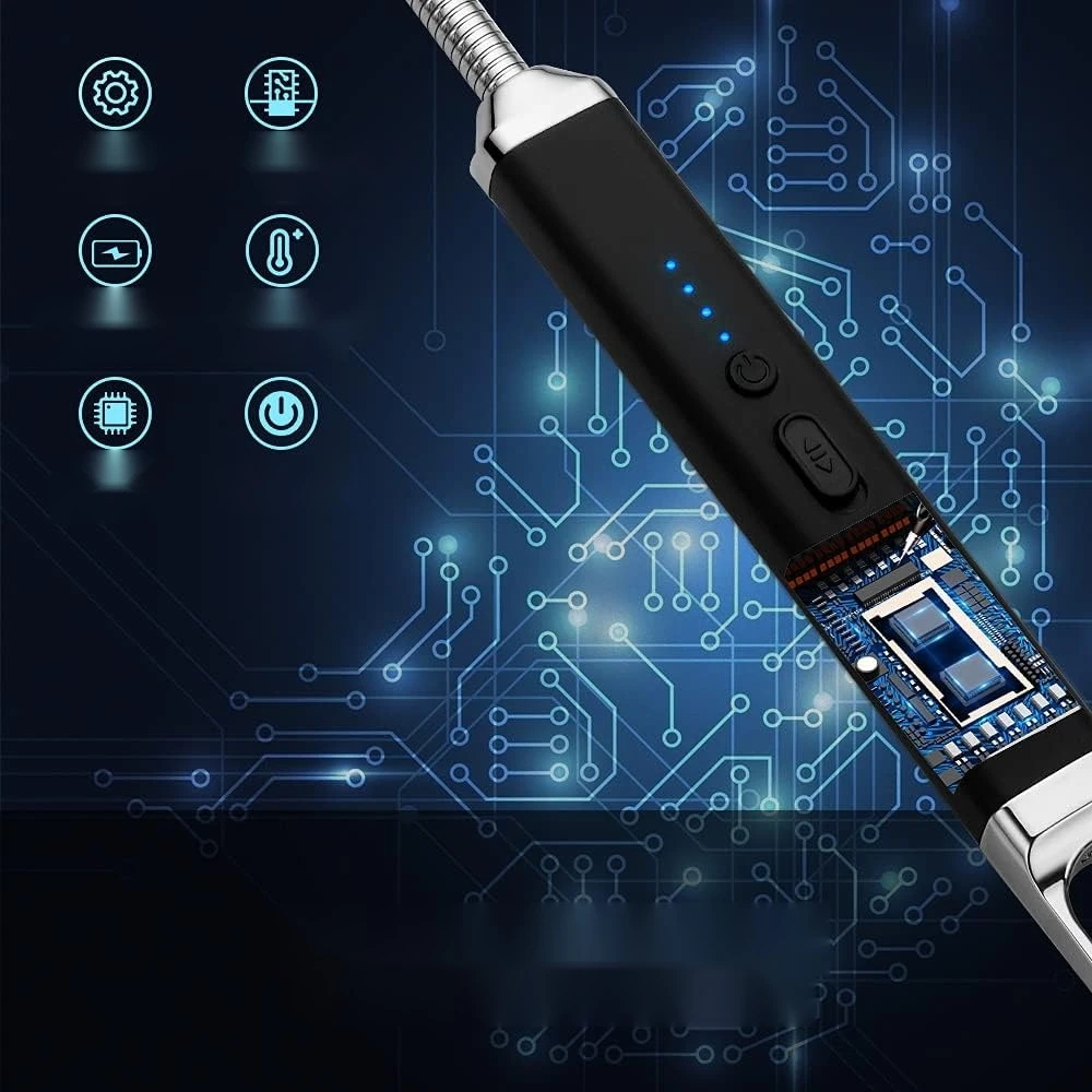USB ELEKTRINIS žiebtuvėlis BELIEPS ŽIDINĖ ŽVAKĖ, ATSpari vandeniui