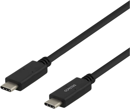 USB kabelis D-FRUIT DF440C, C-USB-C, 1 m, pilkos sp.
