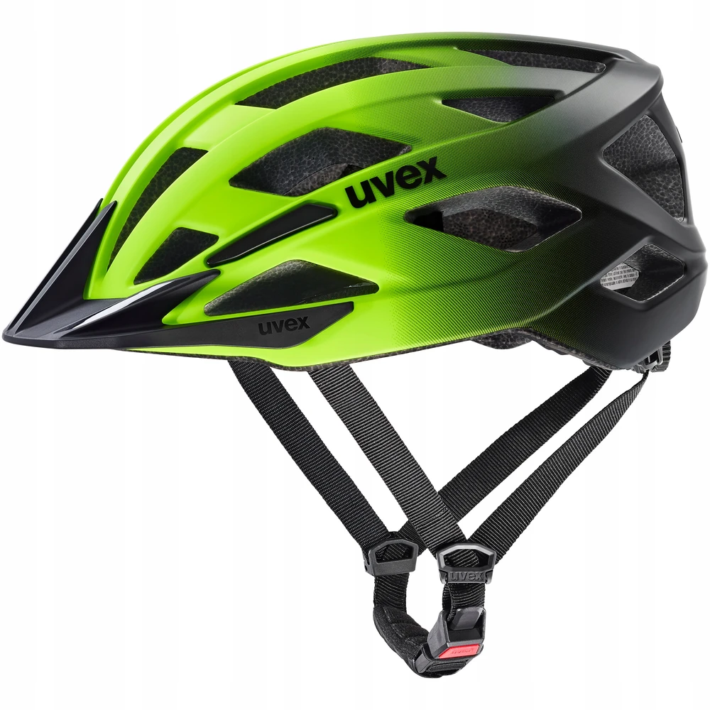 Šalmas Uvex i-vo 2 neon yellow-juodas matt-56-60CM