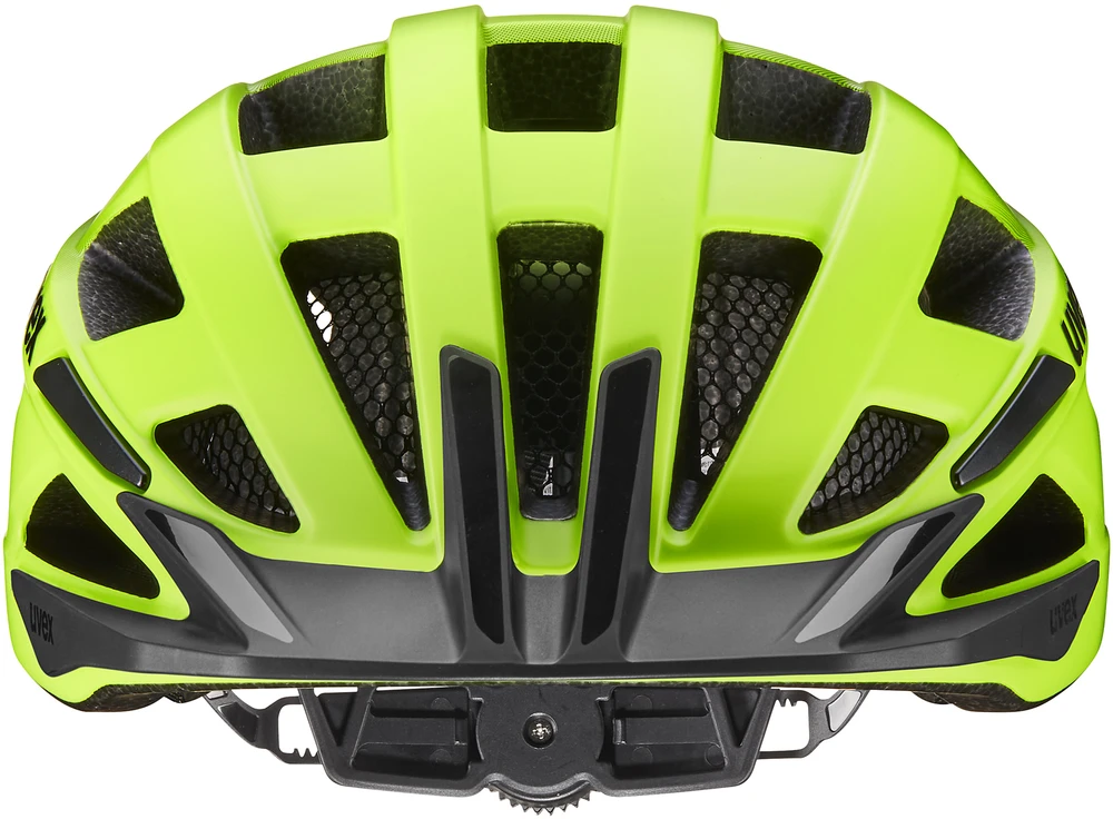 Šalmas Uvex i-vo 2 neon yellow-juodas matt-56-60CM