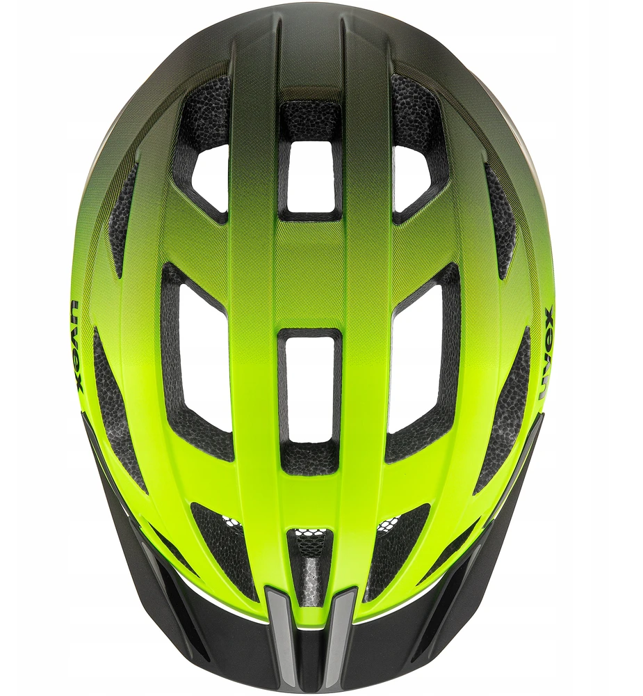 Šalmas Uvex i-vo 2 neon yellow-juodas matt-56-60CM