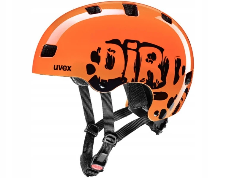 UVEX Kid 3 dirtbike oranžinis vaikiškas šalmas
