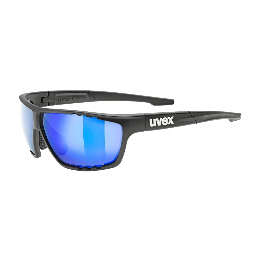 Akiniai Uvex sportstyle 706 juodas matt / mirror mėlynas