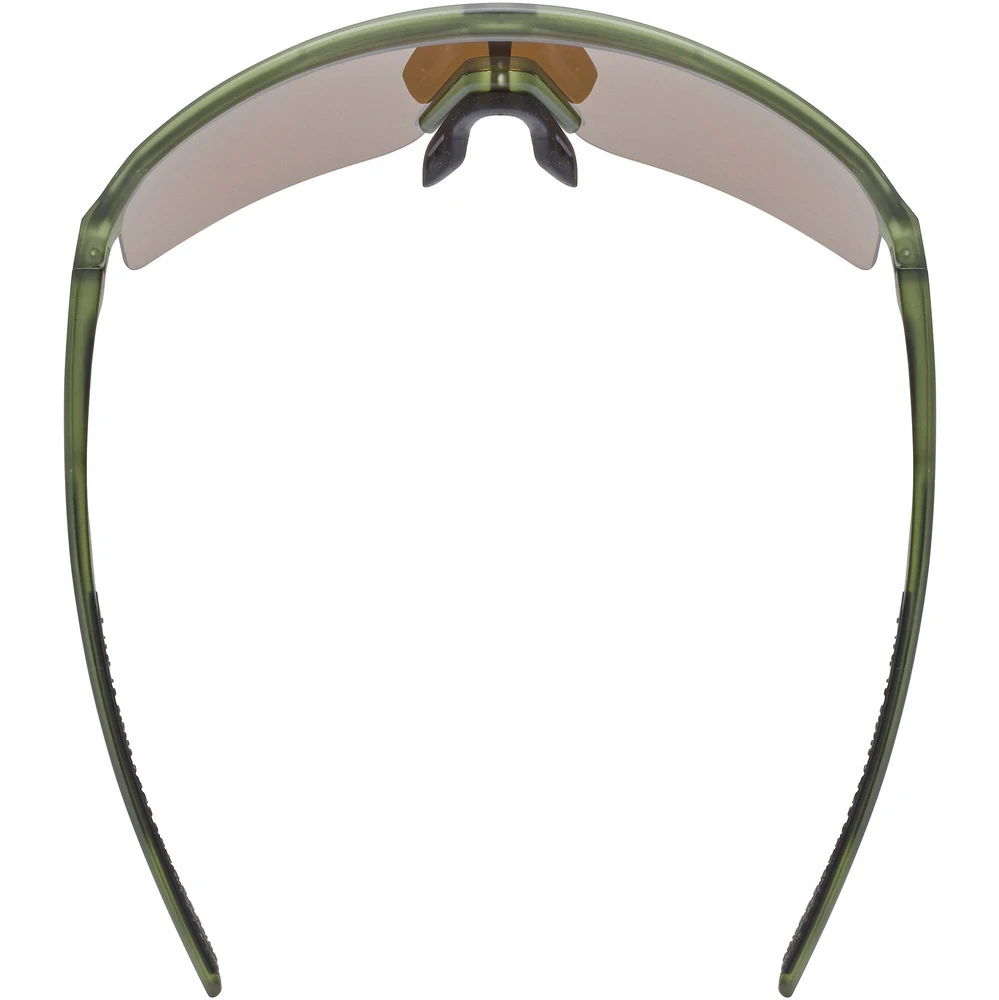 Akiniai Uvex ramp olive matt / mirror auksinis