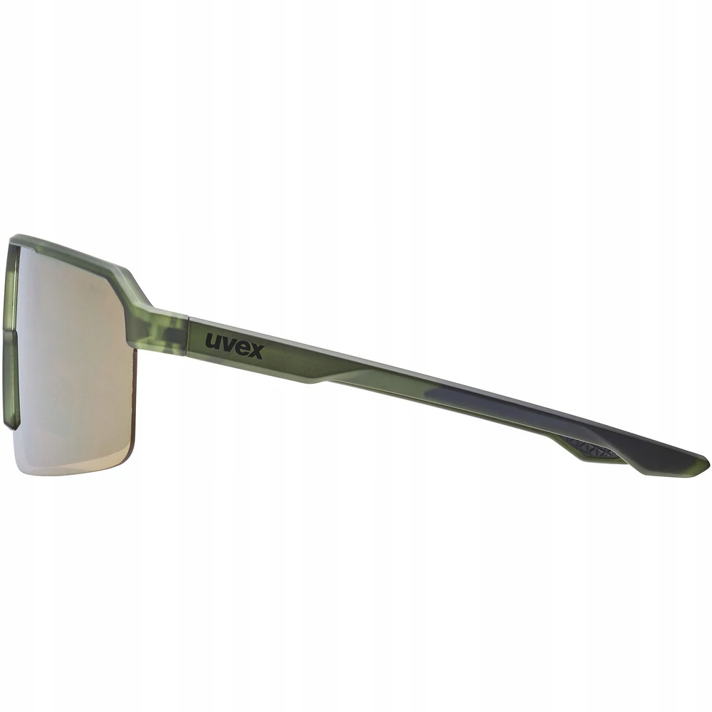 Akiniai Uvex ramp olive matt / mirror auksinis