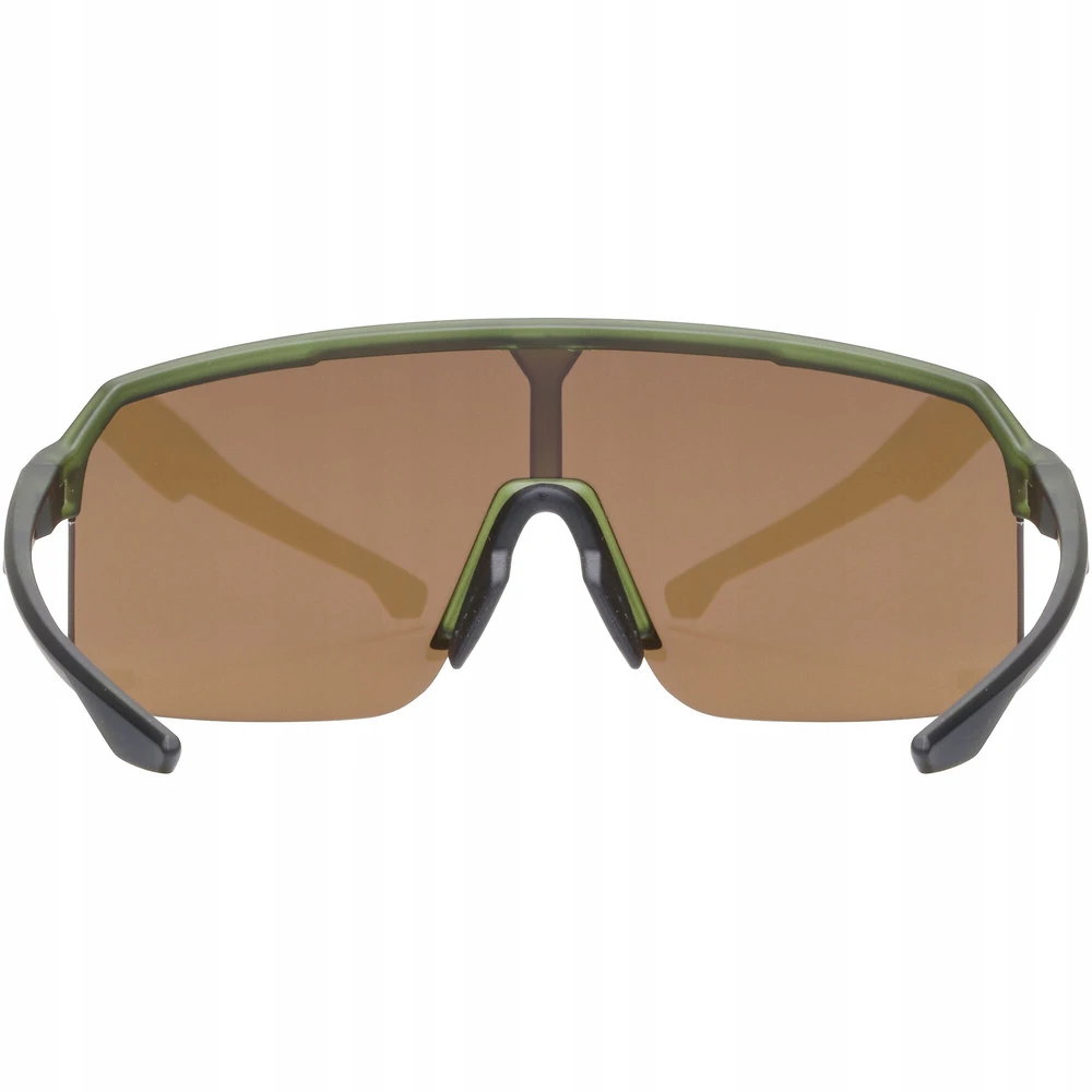 Akiniai Uvex ramp olive matt / mirror auksinis