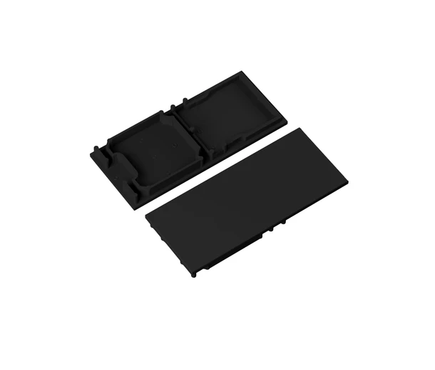 LED juostos profilio užbaigimai COMBO30-01A-E9, juodos sp, 2vnt.