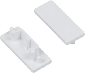 LED juostos profilio SURFACE14.v2 užbaigimai, balti, 2vnt.