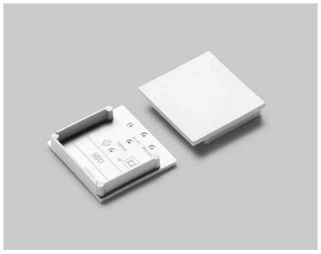 LED juostos profilio VARIO30-08B (VARIO30-08+VARIO30-02) užbaigimai. Komplekte 2 vnt.