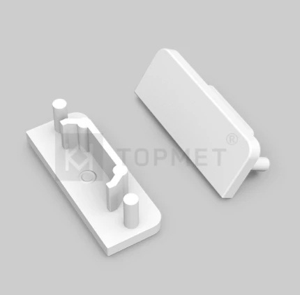LED juostos profilio SURFACE14 Gen2 užbaigimo elementai, balti
